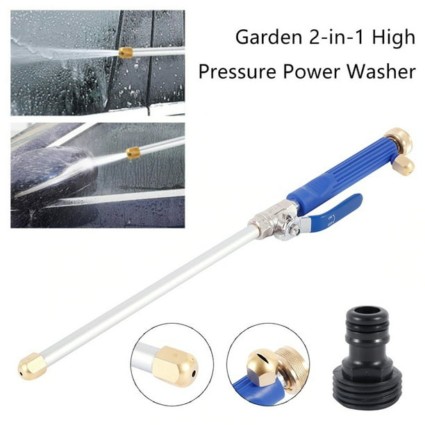 2 IN 1 High Pressure Power Car Water Washer Wand Nozzle Spray Gun Bottle Kit